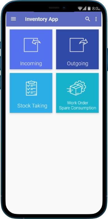 Inventory management mobile applications for maritime operations