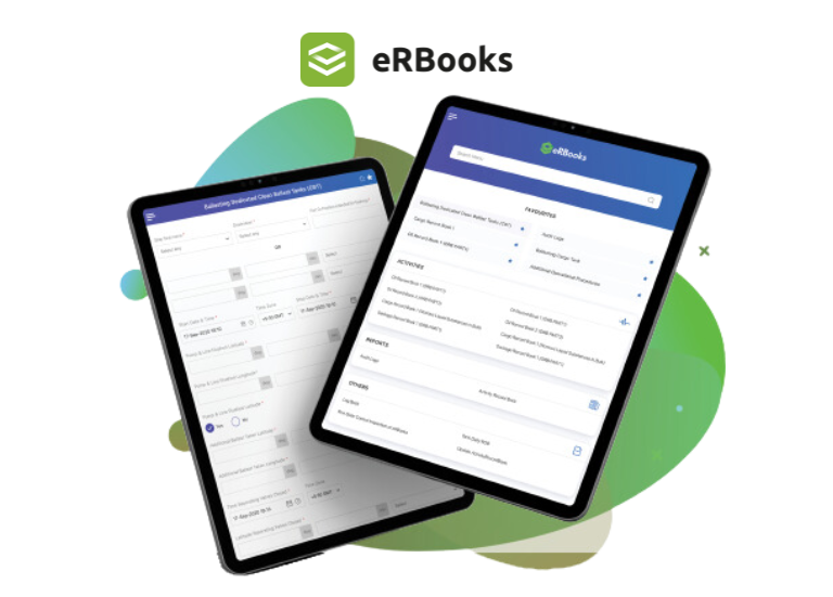 eRBooks tablet screenshots and interfaces