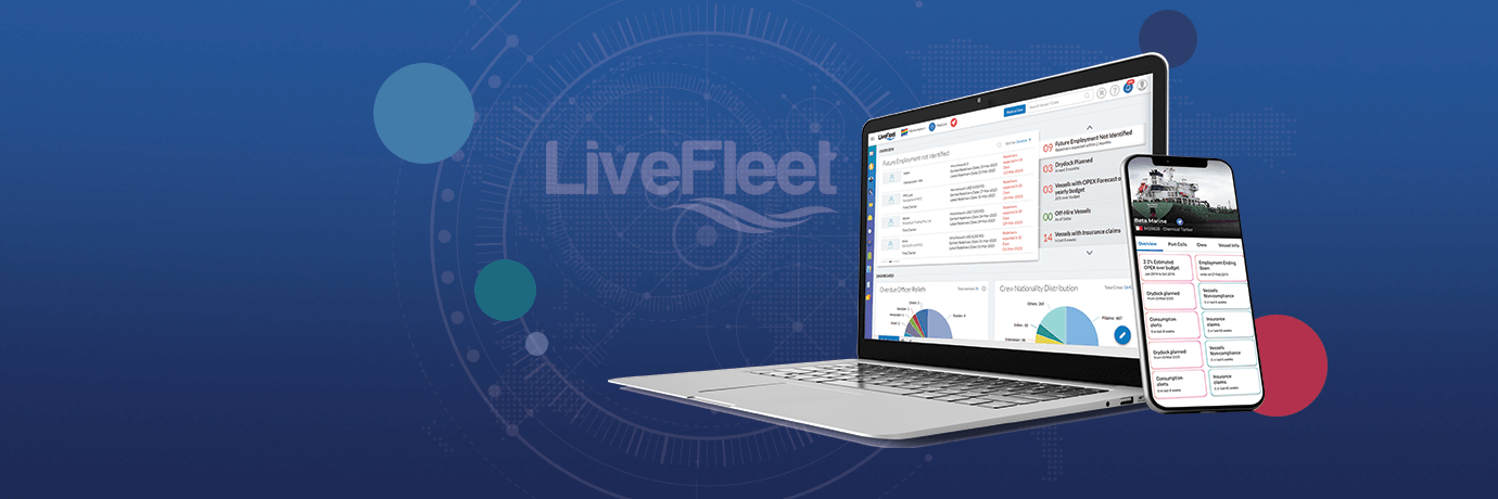 Navigate smoothly with LiveFleet vessel tracking software